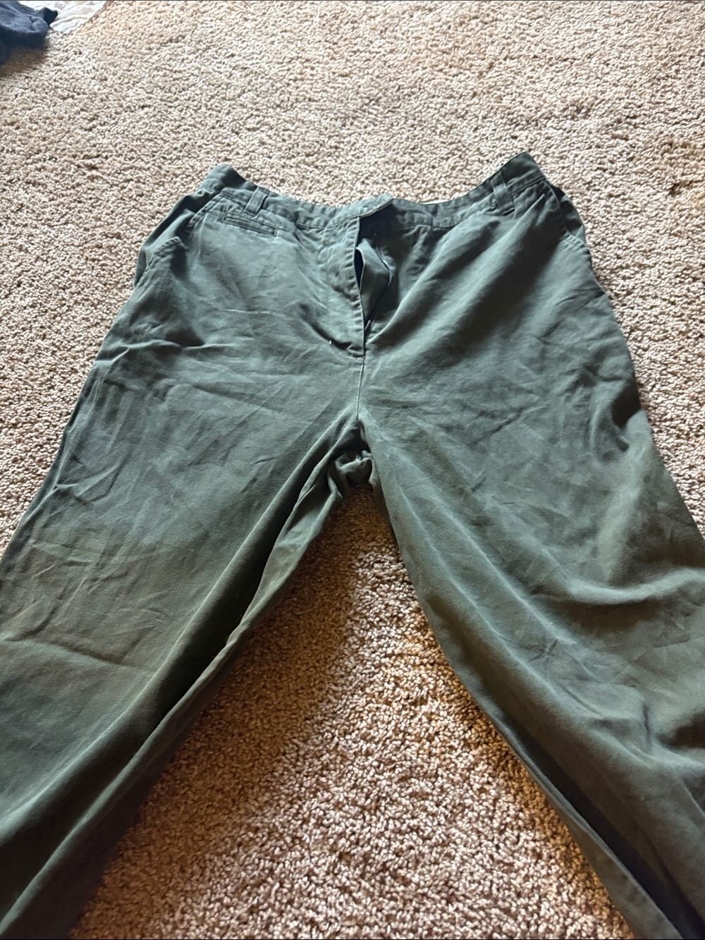 bill blass Olive Green Chinos for Women
